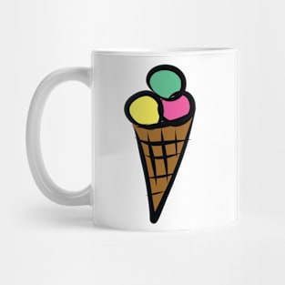 Hand drawn ice cream Mug